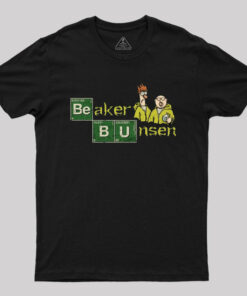Beaker and Bunsen Breaking Muppets Geek T-Shirt
