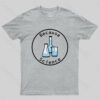 Because Science Beaker and Flasks Round Frame T-shirt