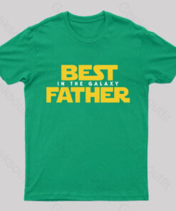 Best Father in The Galaxy Nerd T-Shirt
