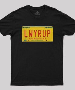 Better Call Saul LWYRUP Plate Nerd T-Shirt