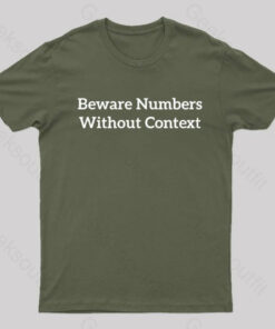 Beware Numbers Nerd T-Shirt
