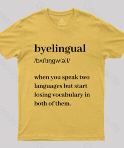 Bilingual Definition Geek T-Shirt