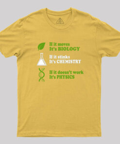 Biology – Chemistry – Physics Geek T-Shirt