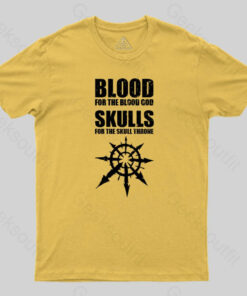 Blood God & Skull Throne-Warhammer 40K T-Shirt