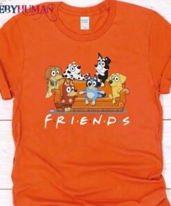 Bluey And Bluey Friends Unisex T-Shirt Sweatshirt