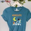 Bluey Dad Life Moon Night Cross Walk Classic Tee Unisex Sweatshirt