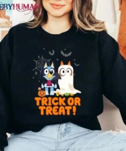 Bluey Halloween Bluey Trick Or Treat Classic Tee Unisex Sweatshirt