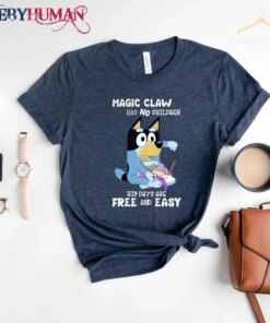 Bluey Magic Claw Bandit Heeler Has No Children Classic T-Shirt Sweatshirt Hoodie