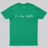 Boltzmann Entropy, statistical physics and thermodynamics T-shirt