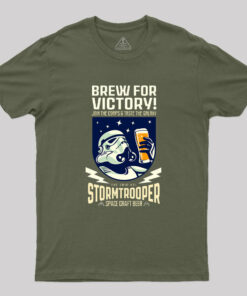 Brewed For Victory, Taste Of The Galaxy Geek T-Shirt