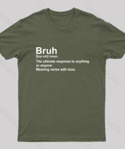Bruh Definition Nerd T-Shirt