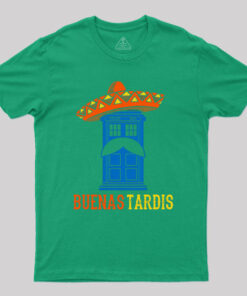Buenas Tardis Geek T-Shirt