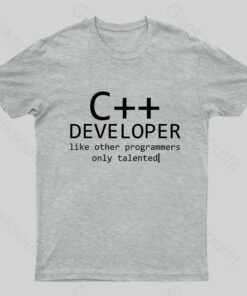 C Developer For Programmers Nerd T-Shirt