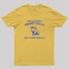 Cabybara Youre Either A Smart Fella Geek T-Shirt
