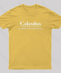 Calculus Actually Is Rocket Science Geek T-Shirt