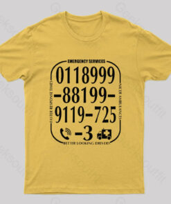 Call of Emergency Services from IT Crowd T-Shirt