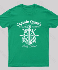 Captain Quint’s Shark Fishing Geek T-Shirt