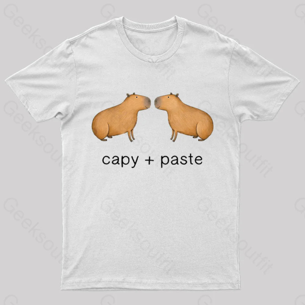 Capy Paste Geek T-Shirt Capy Paste Geek T-Shirt
