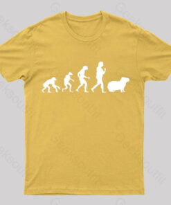 Capybara Human Evolution Nerd T-Shirt