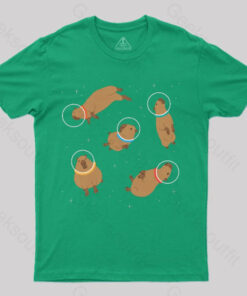 Capybara in Space T-Shirt