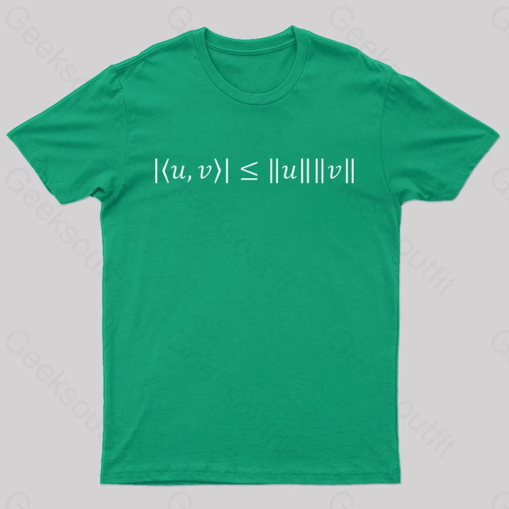 Cauchy Schwarz Inequality Nerd T-Shirt Cauchy Schwarz Inequality Nerd T-Shirt