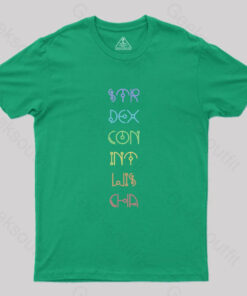 Character Abilities – Dungeons and Dragons Rainbow Geek T-Shirt
