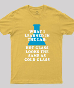 Chemistry Glass Humor Geek T-Shirt