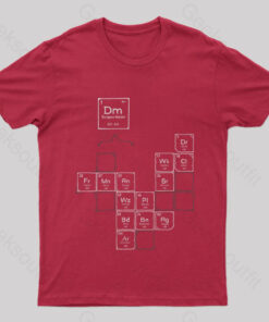 Chemistry of Roleplay DnD Science of D20 Nerd T-Shirt