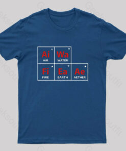 Classical Periodic Table Earth Air Water Fire Aether Geek T-Shirt