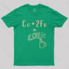 Coffee Elemental Chemistry Science T-Shirt