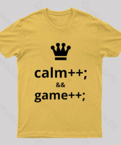 Computer Geek Keep Calm And Game More Nerd T-Shirt