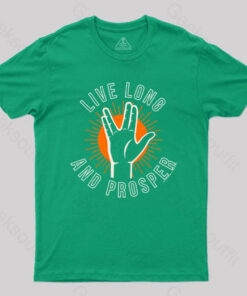 Cosmic Voyage Long Live Prosper Salute T-Shirt