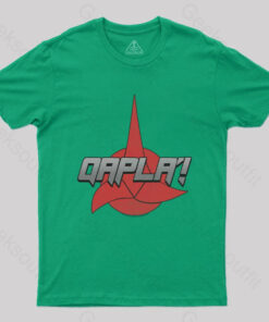 Cosmic Voyage Qapla Nerd T-Shirt
