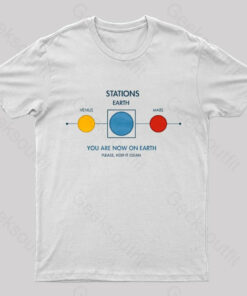 Cosmos Stations Geek T-Shirt