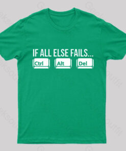 Ctrl Alt Del Nerd T-Shirt