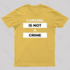 Cursing Is Not A Crime Nerd T-Shirt