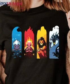 Cute Disney Villains Classic T-Shirt Unisex Sweatshirt Hoodie