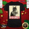 Cute Radical Cat Disobey T-Shirt