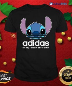 Cute Stitch Adidas All Day I Dream About Titch Shirt