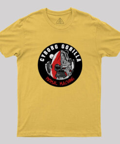 Cyborg Gorilla Geek T-Shirt