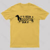 Dachshund Dog Its Been a Long Day Nerd T-Shirt