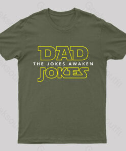 Dad Jokes The Jokes Awaken Geek T-Shirt
