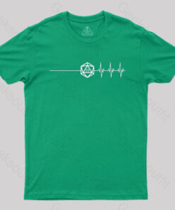 Death Save Critical Success Nat20 D20 T-Shirt