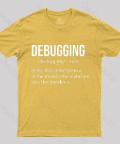 Debugging Definition Bug Coding T-Shirt