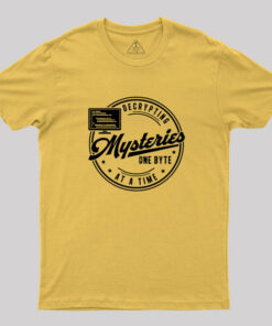 Decrypting Mysteries One Byte At A Time Geek T-Shirt