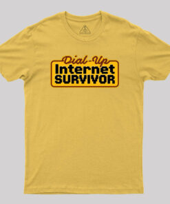 Dial-up Internet Survivor Geek T-Shirt