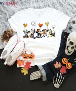 Disney cartoon Disneyland Skeleton halloween Disney friends Classic T-shirt, Best Gifts for Disney Lovers