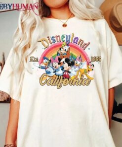 Disneyland Est 1955 California Vintage Unisex Sweatshirt Hoodie