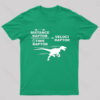 Distance Raptor Divided By Time Raptor Equals Velociraptor T-Shirt