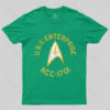 Distressed Cosmic Voyage Collegiate Nerd T-shirt